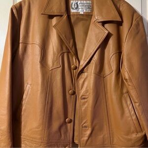 Men’s Caramel Tan Western Jacket Large